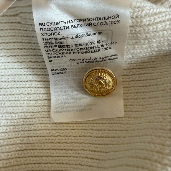 H&M Rib-knit Button-front Dress - Picture 4 of 4